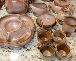 Frankoma pottery set 