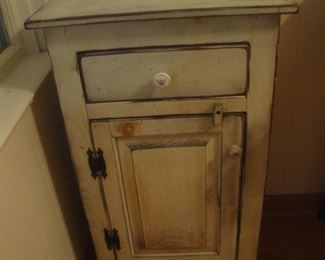 Painted cabinet with drawer