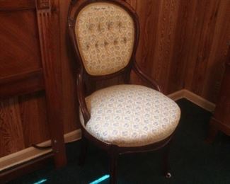 Eastlake balloon back chair