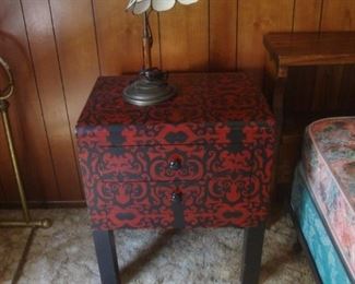 Painted 2 drawer nite stand