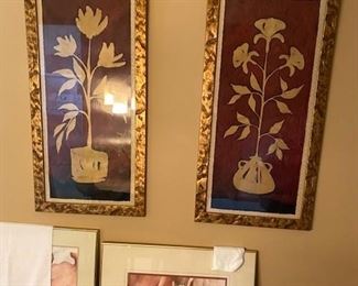 Large array of wall art pieces