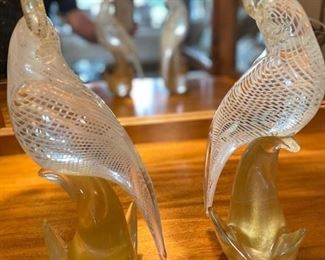 Murano Millefiori birds