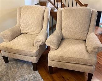 Jessica Charles by Baker high back chairs