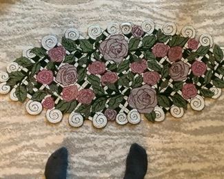 beaded table runner