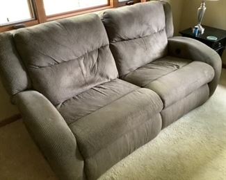 double electric reclining sofa