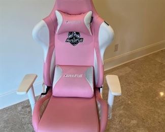 Leather gaming chair