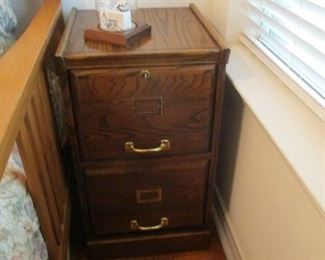 small oak File Cabinet
