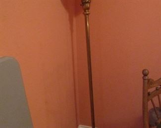 Brass Torchiere Floor Lamp