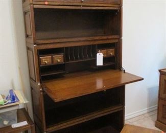 Barrister Bookcase with Fall Front Desk