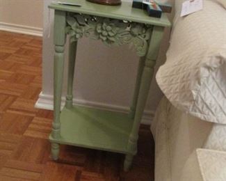 Small Painted Side Table, 1 of a Pair