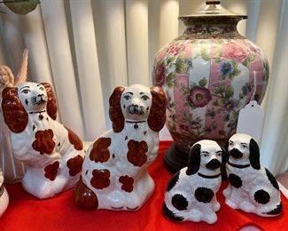 STAFFORDSHIRE STYLE DOGS
