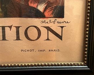 FRANCE WORLD WAR I LOANS POSTER by Abel Faivre "L'Emprunt de la Liberation" c. 1918