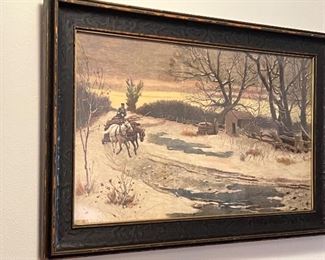 BEAUTIFUL WATERCOLOR BY WILLIAM HENRY SHELTON (1840-1832)