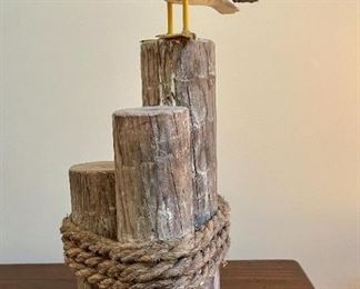 Wooden Seagull Decoy On Piling
Lot #: 40