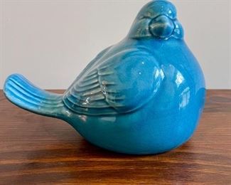 Blue Ceramic Bird
Lot #: 89