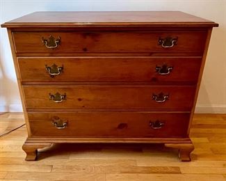 Wooden Drexel Dresser With Brass Pulls & Dove Tail Drawer Joints
Lot #: 1