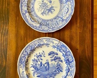 Two Spode Blue And White Plates, 2 PCS.
Lot #: 22
