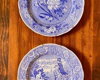 Two Spode Blue And White Plates, 2 PCS.
Lot #: 22