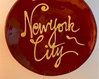Metropolitan Museum Of Art "New York City" Painted Ceramic Plate
Lot #: 70