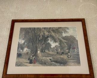 Albert Fitch Bellows (American 1829-1883) (after) "The Village Elm" Hand Colored Engraving On Paper, 1878
Lot #: 28