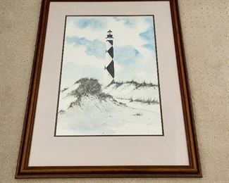 Donna Graff "Lighthouse" Lithograph On Paper Pencil Signed And Numbered Lower Left, 1987
Lot #: 51