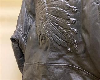 HARLEY Davidson!!  Whoo  hoo!!  we have 4 or 5 leather Harley jackets! and some leather chaps to match. 