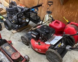 lawnmower etc