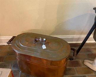 Love antique Copper bucket! Very large
