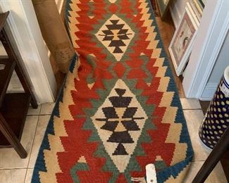 Kilim  Turkish runner  2'8x10'9