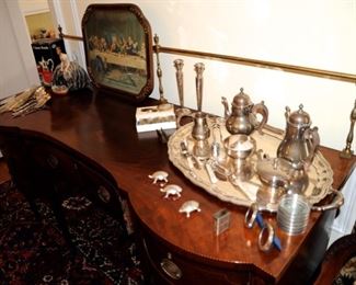 Gorham Queen Anne sterling tea set