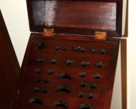 Early English cutlery box ( pair)