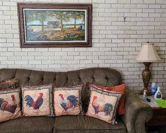 all throw pillows included with sofa