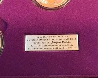 Stations of the cross medallions tag