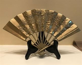 Brass fan