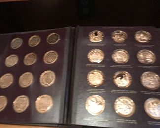 Franklin Mint Metallic Bible.