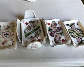 Porcelain card set