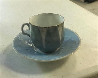 Vintage cup and saucer, no marks