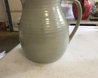 Pottery pitcher