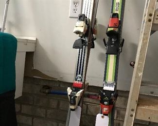 Two sets of skis