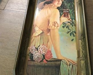 Vintage Coke repro tray