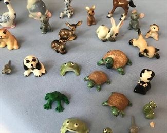 Miniature china animals