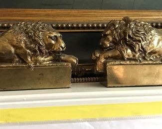 Lion bookends