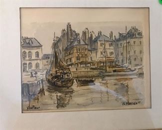 Another vintage view of Honfleur