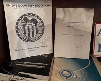 Apollo signed manuals