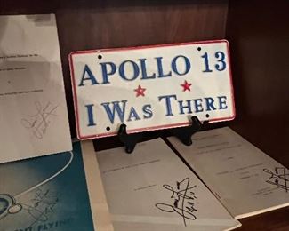 Manuals signed by Jim lovell
