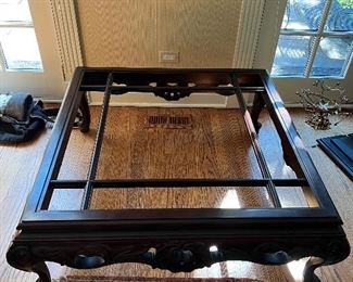 Coffee table (glass is packed)