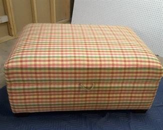 Ottoman that converts into a twin bed.
