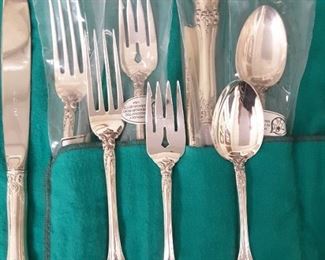 2 - 4 pc place settings "Old Master" sterling  by Towle
