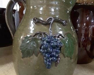 Wilford Dean pottery, Cleveland, GA.  Excellent condition, signed, no chips or cracks.