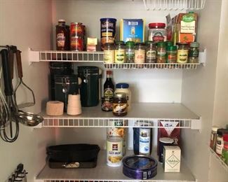 KITCHEN ITEMS AND SPICES